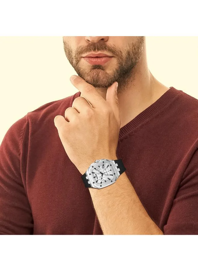 Quantum  Men's Silicone Analog Watch HNG1033.331 - 44 mm for Men | Best Price UAE